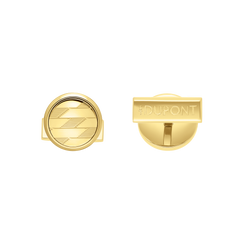 ST Dupont Accessories Manschettenknopf Monogram, Ltd. Edt., Golden