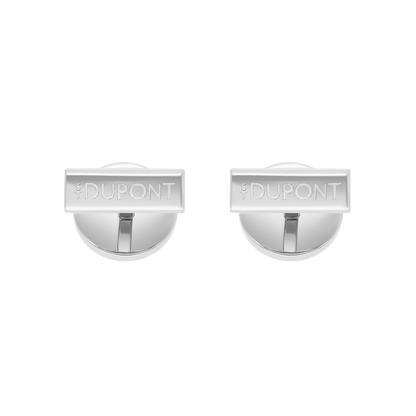 ST Dupont Accessories Manschettenknopf Monogram, Chrom, Ltd. Edt., Silver