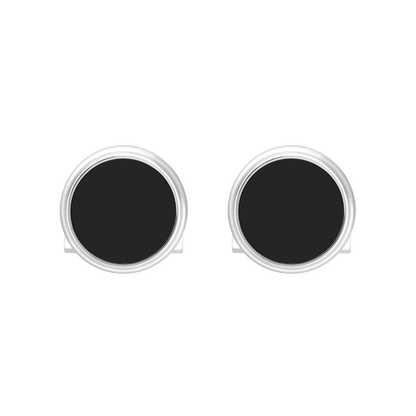 ST Dupont Accessories Manschettenknopf Cufflinks, Palladium, Ltd. Edt., Silver