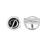 ST Dupont Accessories Manschettenknopf Cufflinks, Palladium, Ltd. Edt., Silver