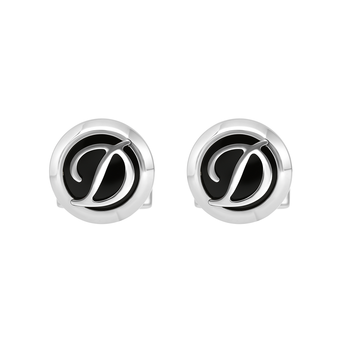 ST Dupont Accessories Manschettenknopf Cufflinks, Palladium, Ltd. Edt., Silver
