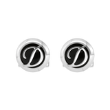 ST Dupont Accessories Manschettenknopf Cufflinks, Palladium, Ltd. Edt., Silver