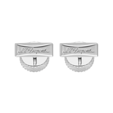 ST Dupont Accessories Manschettenknopf Cufflinks, Palladium, Ltd. Edt., Silver