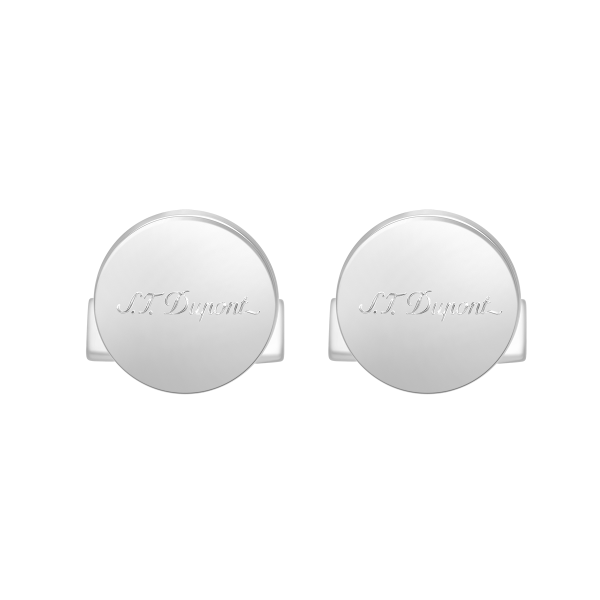 ST Dupont Accessories Cufflinks, Palladium, Silver