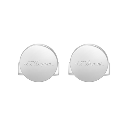 ST Dupont Accessories Cufflinks, Palladium, Silver