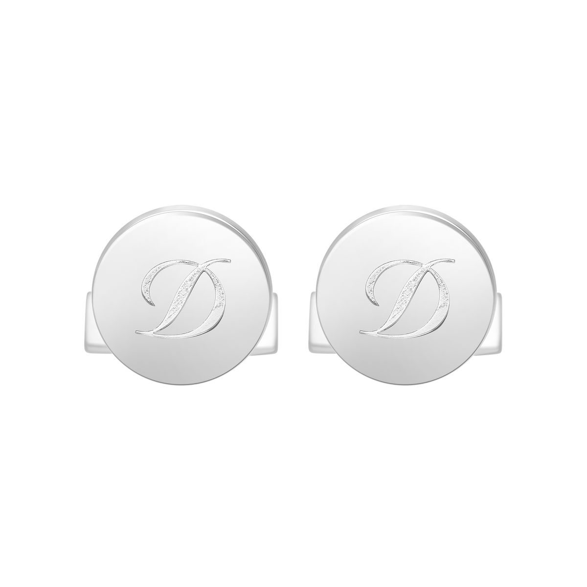 ST Dupont Accessories Manschettenknopf Cufflinks, Palladium, Silver
