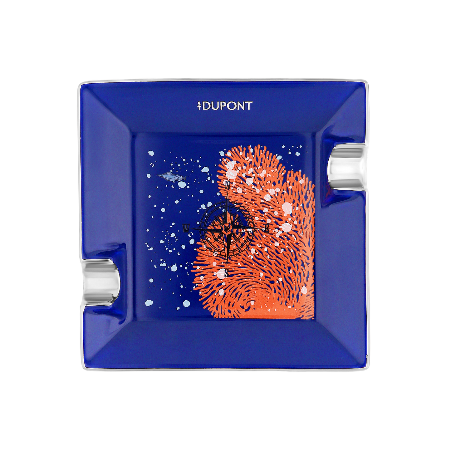 ST Dupont Accessories Ashtray 20000 Lieues Sous Les Mers, Ltd. Edt., Royal-blue