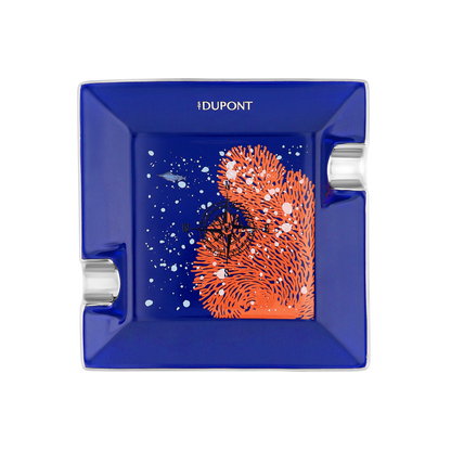 ST Dupont Accessories Ashtray 20000 Lieues Sous Les Mers, Ltd. Edt., Royal-blue
