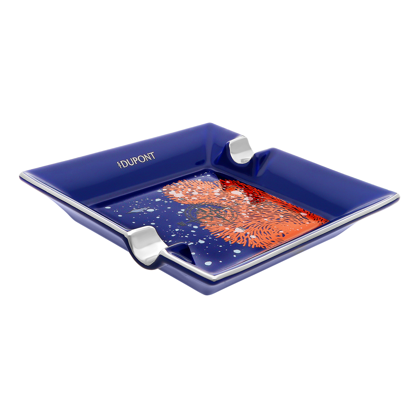ST Dupont Accessories Ashtray 20000 Lieues Sous Les Mers, Ltd. Edt., Royal-blue