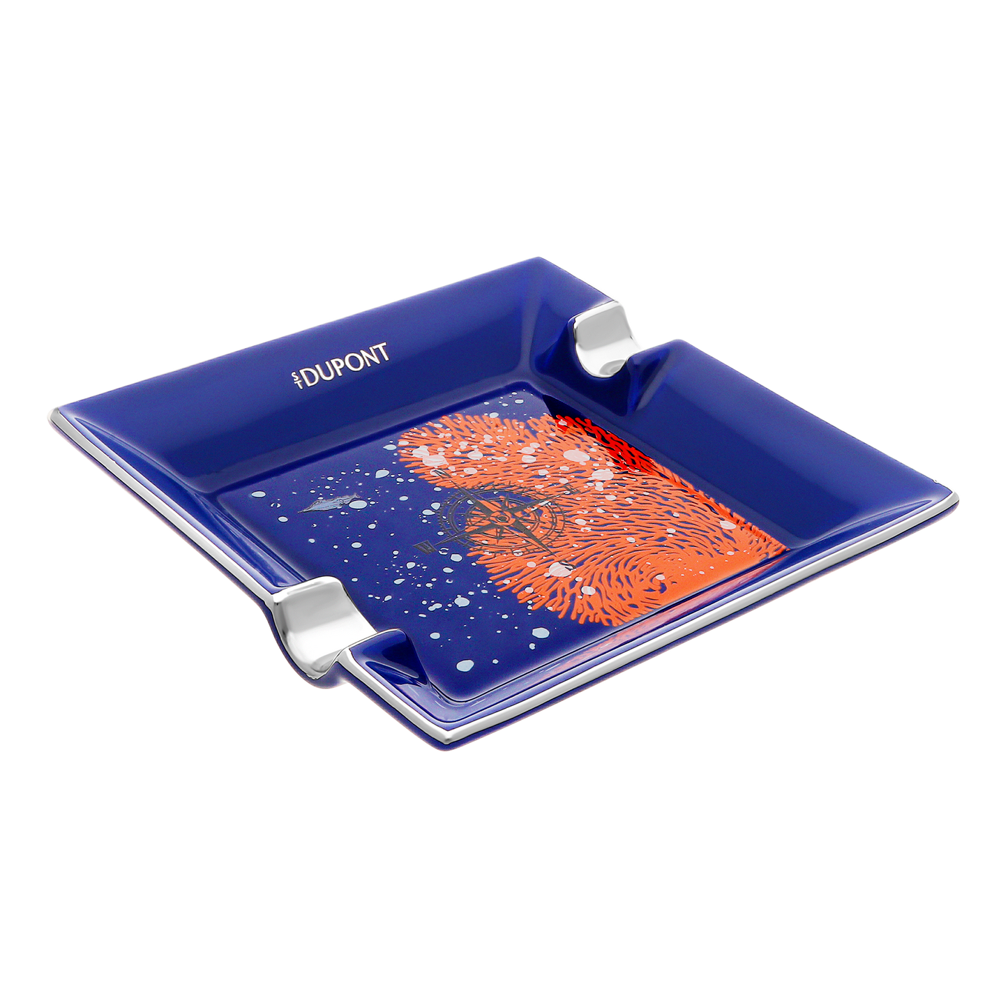 ST Dupont Accessories Ashtray 20000 Lieues Sous Les Mers, Ltd. Edt., Royal-blue