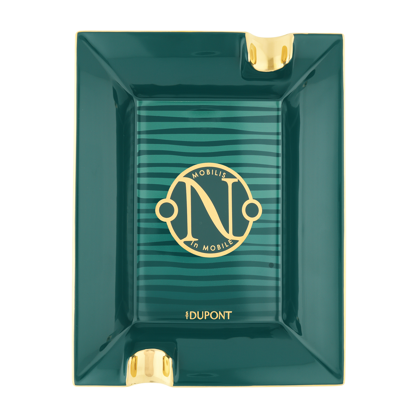 ST Dupont Accessories Ashtray 20000 Lieues Sous Les Mers, Ltd. Edt., Green-pacific