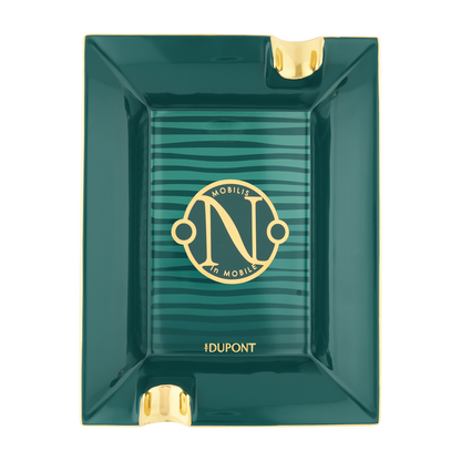 ST Dupont Accessories Ashtray 20000 Lieues Sous Les Mers, Ltd. Edt., Green-pacific