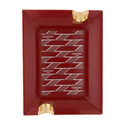 ST Dupont Accessories Ashtray Monogram, Ltd. Edt., Burgundy