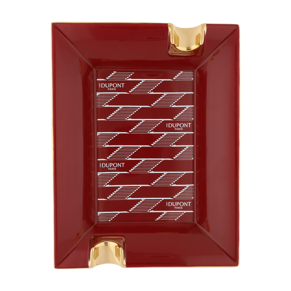 ST Dupont Accessories Aschenbecher Monogram, Ltd. Edt., Burgundy