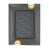 ST Dupont Accessories Aschenbecher Monogram, Ltd. Edt., Schwarz