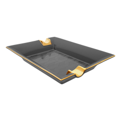 ST Dupont Accessories Aschenbecher Monogram, Ltd. Edt., Schwarz