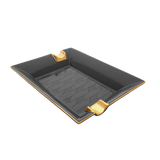 ST Dupont Accessories Aschenbecher Monogram, Ltd. Edt., Schwarz