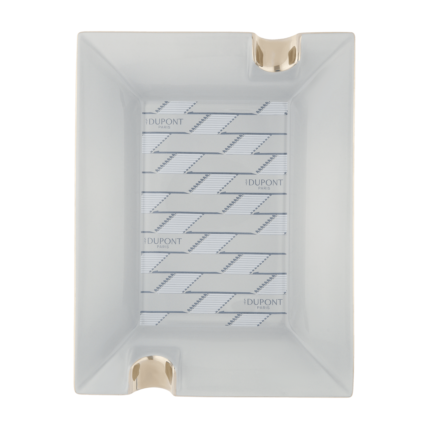 ST Dupont Accessories Ashtray Monogram, Ltd. Edt., Light-gray