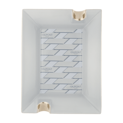 ST Dupont Accessories Ashtray Monogram, Ltd. Edt., Light-gray