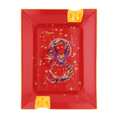 ST Dupont Accessoires - Cigar Aschenbecher Dragon, Burgundy