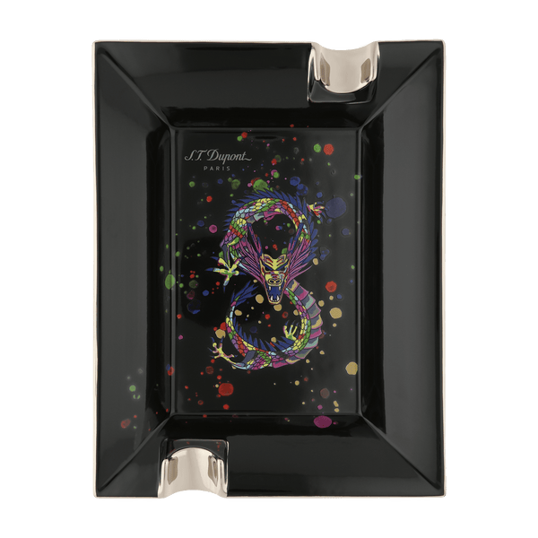 ST Dupont Accessoires - Cigar Aschenbecher Dragon, Schwarz