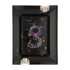 ST Dupont Accessoires - Cigar Aschenbecher Dragon, Schwarz