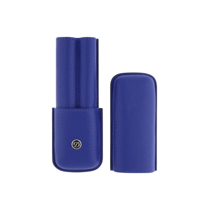 ST Dupont Leather goods Stiftetui Office Accessories, Indigo-blue