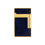 ST Dupont Feuerzeug Ligne 2 Ligne 2, Palladium, Blau