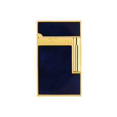 ST Dupont Feuerzeug Ligne 2 Ligne 2, Palladium, Blau