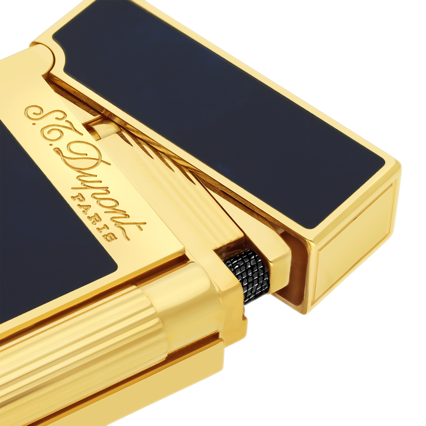 ST Dupont Lighter Ligne 2, Palladium, Blue