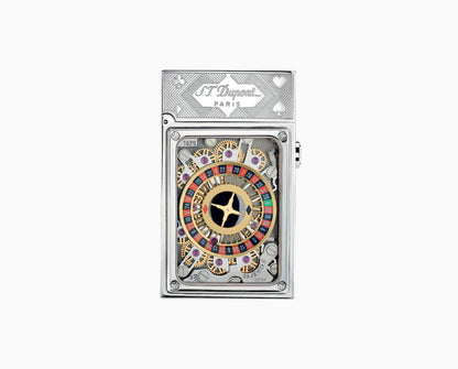 ST Dupont Feuerzeug Haute Creation Palladium, Silver