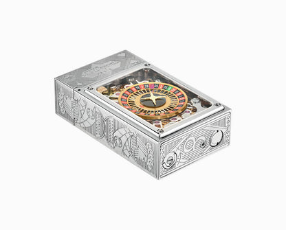 ST Dupont Feuerzeug Haute Creation Palladium, Silver