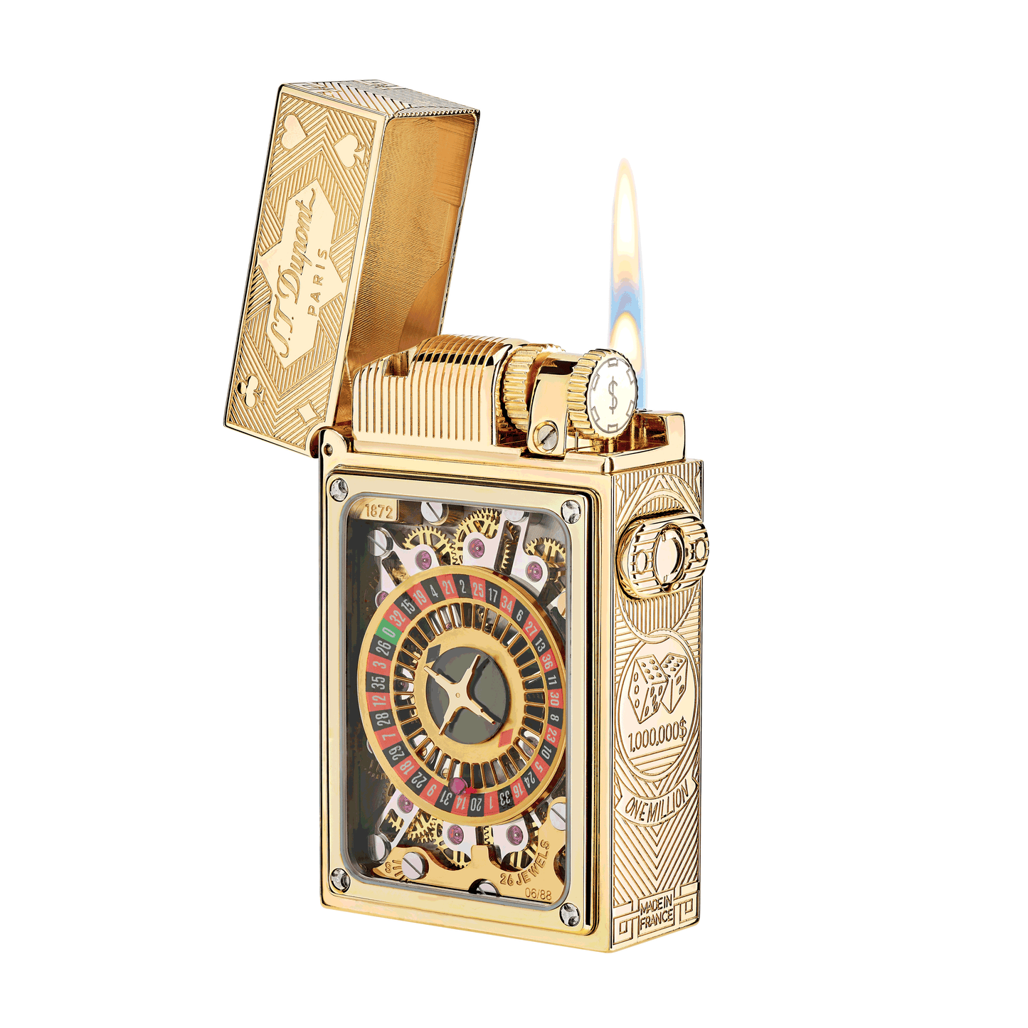 ST Dupont Lighter Haute Creation Golden