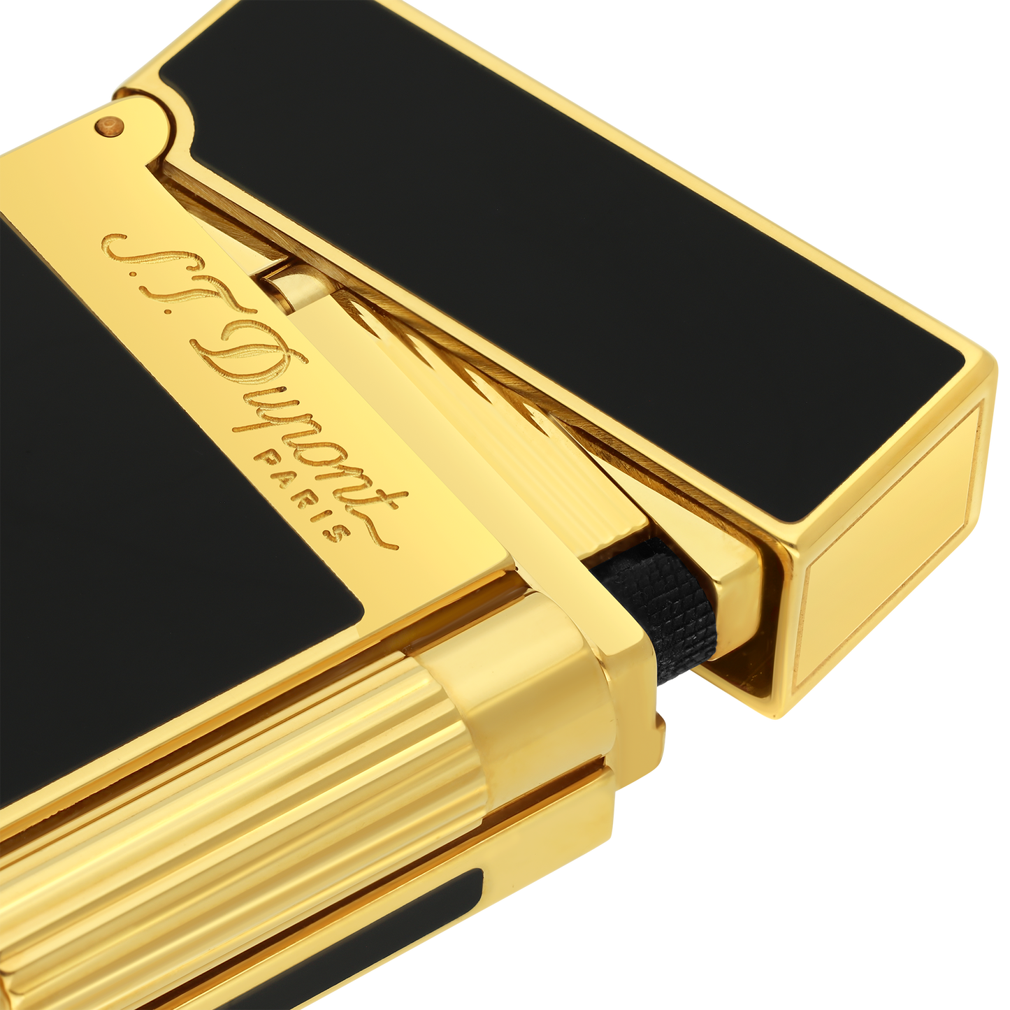 ST Dupont Lighter Ligne 2 Ligne 2, Palladium, Ltd. Edt., Black