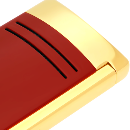 ST Dupont Lighter Maxijet Dragon, Ltd. Edt., Burgundy