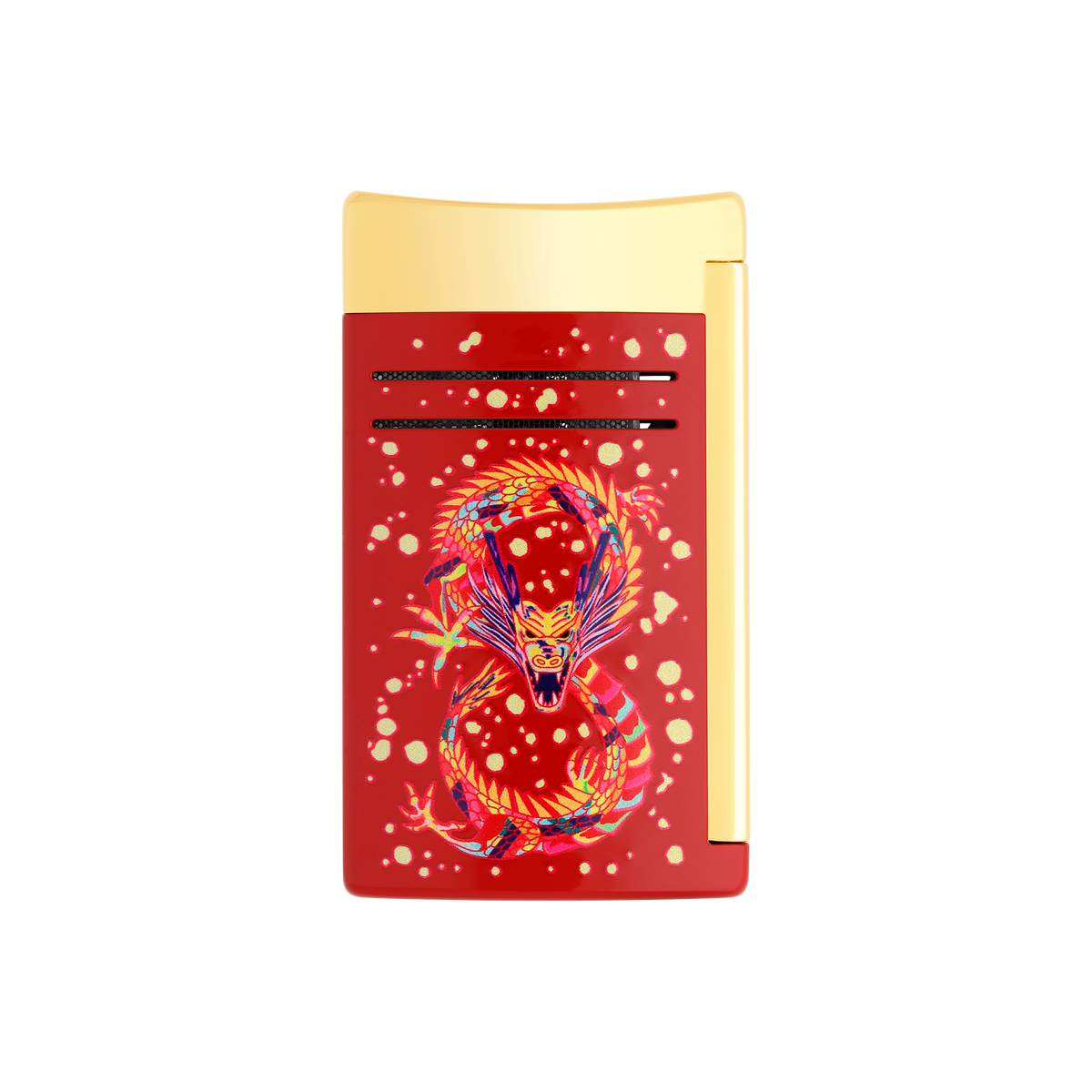 ST Dupont briquet Maxijet Dragon, Éd. limitée, bordeaux