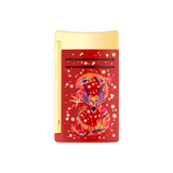 ST Dupont Feuerzeug Maxijet Dragon, Ltd. Edt., Burgundy