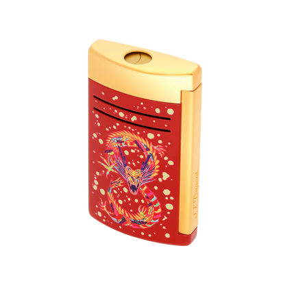 ST Dupont briquet Maxijet Dragon, Éd. limitée, bordeaux