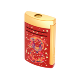 ST Dupont Feuerzeug Maxijet Dragon, Ltd. Edt., Burgundy