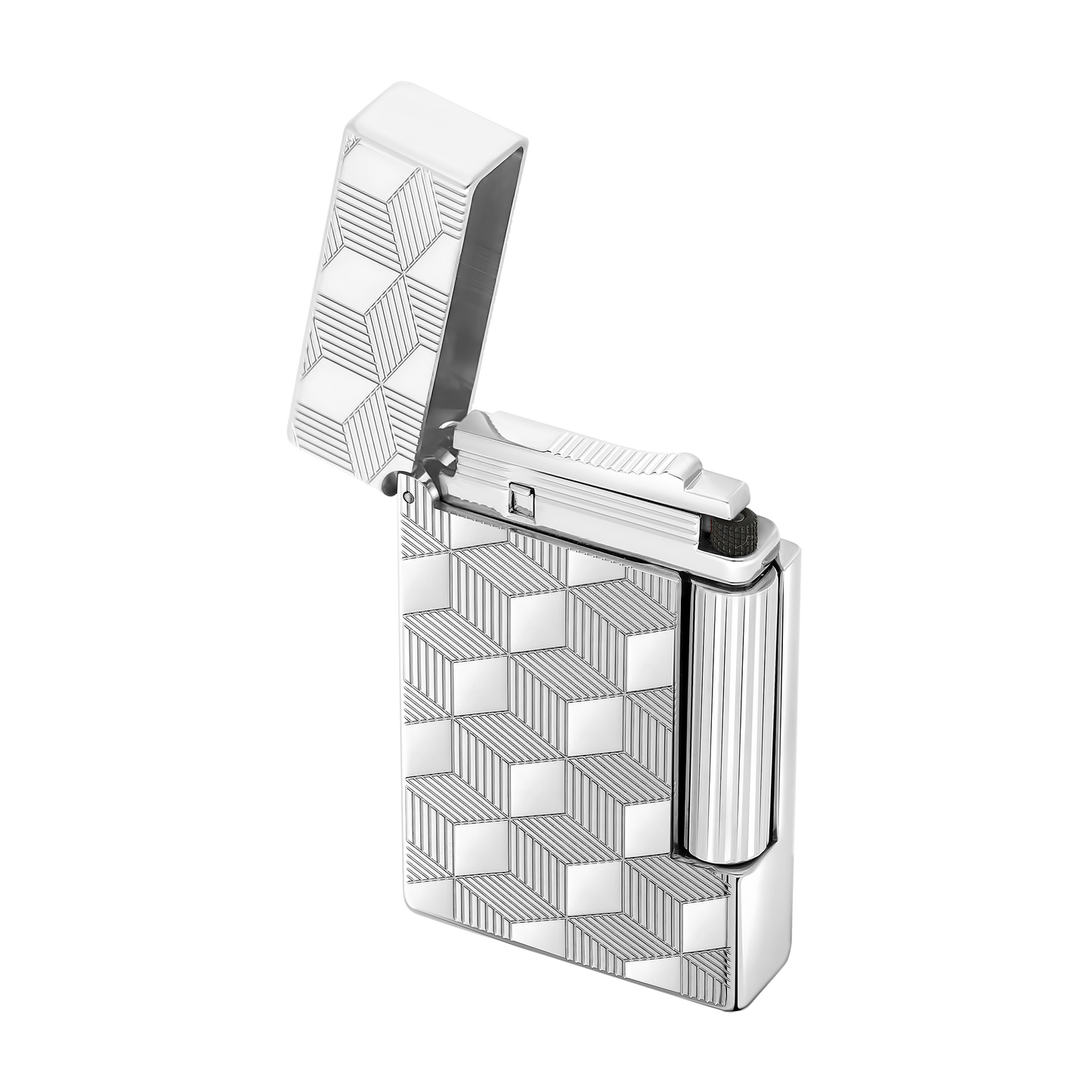 ST Dupont Feuerzeug Initial Initial, Palladium, Silver
