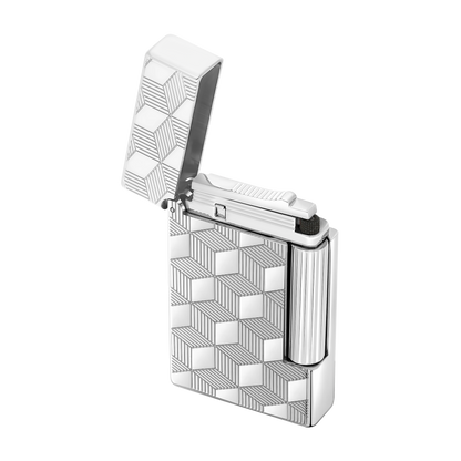 ST Dupont Feuerzeug Initial Initial, Palladium, Silver