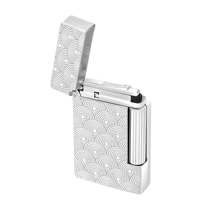 ST Dupont Feuerzeug Initial Initial, Palladium, Silver