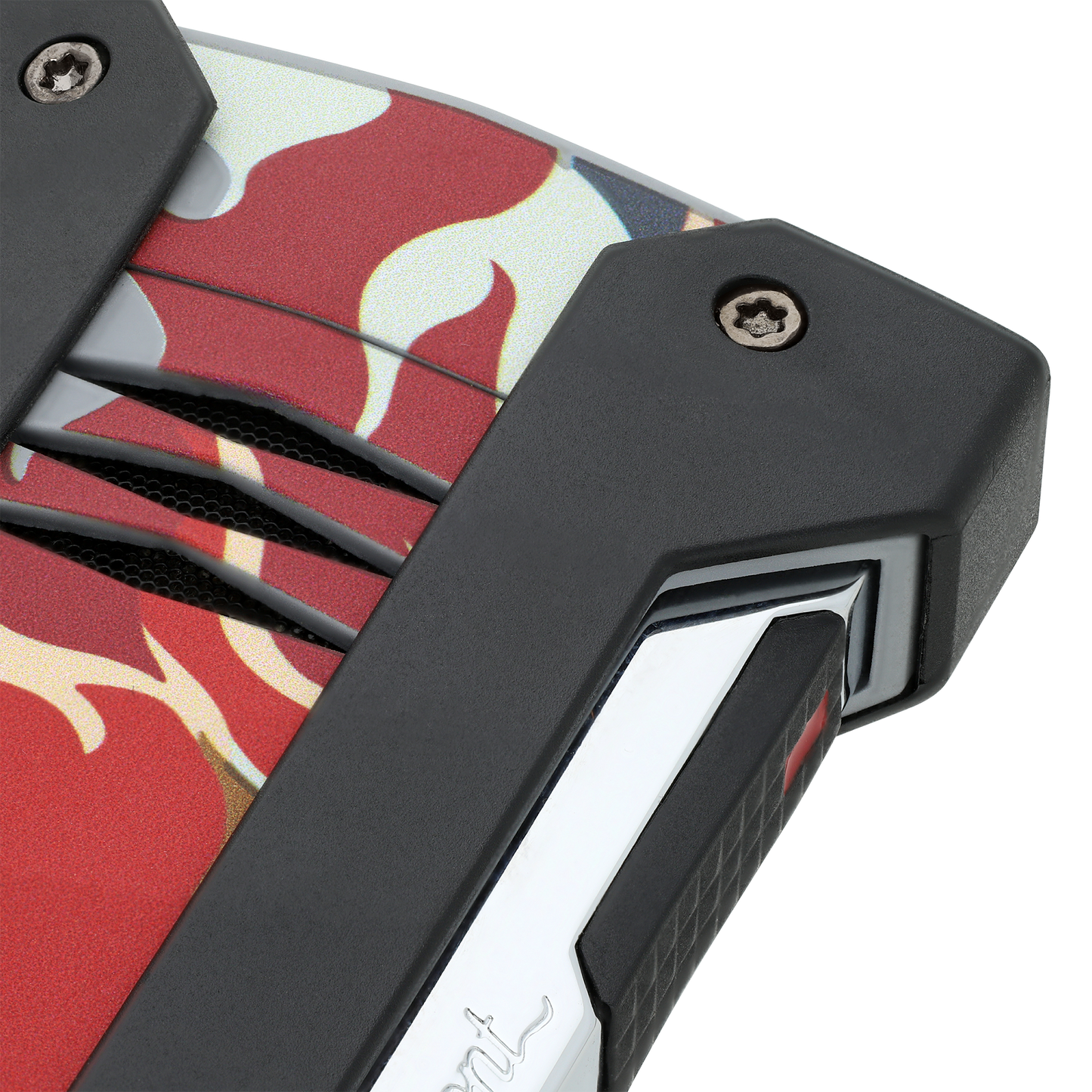 ST Dupont Lighter Defi Extreme Camo, Ltd. Edt., Red