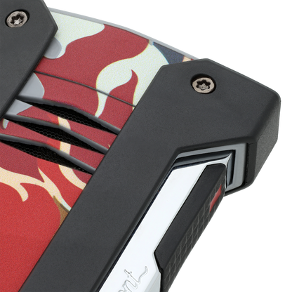 ST Dupont Lighter Defi Extreme Camo, Ltd. Edt., Red