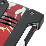 ST Dupont Feuerzeug Defi Extreme Camo, Ltd. Edt., Rot