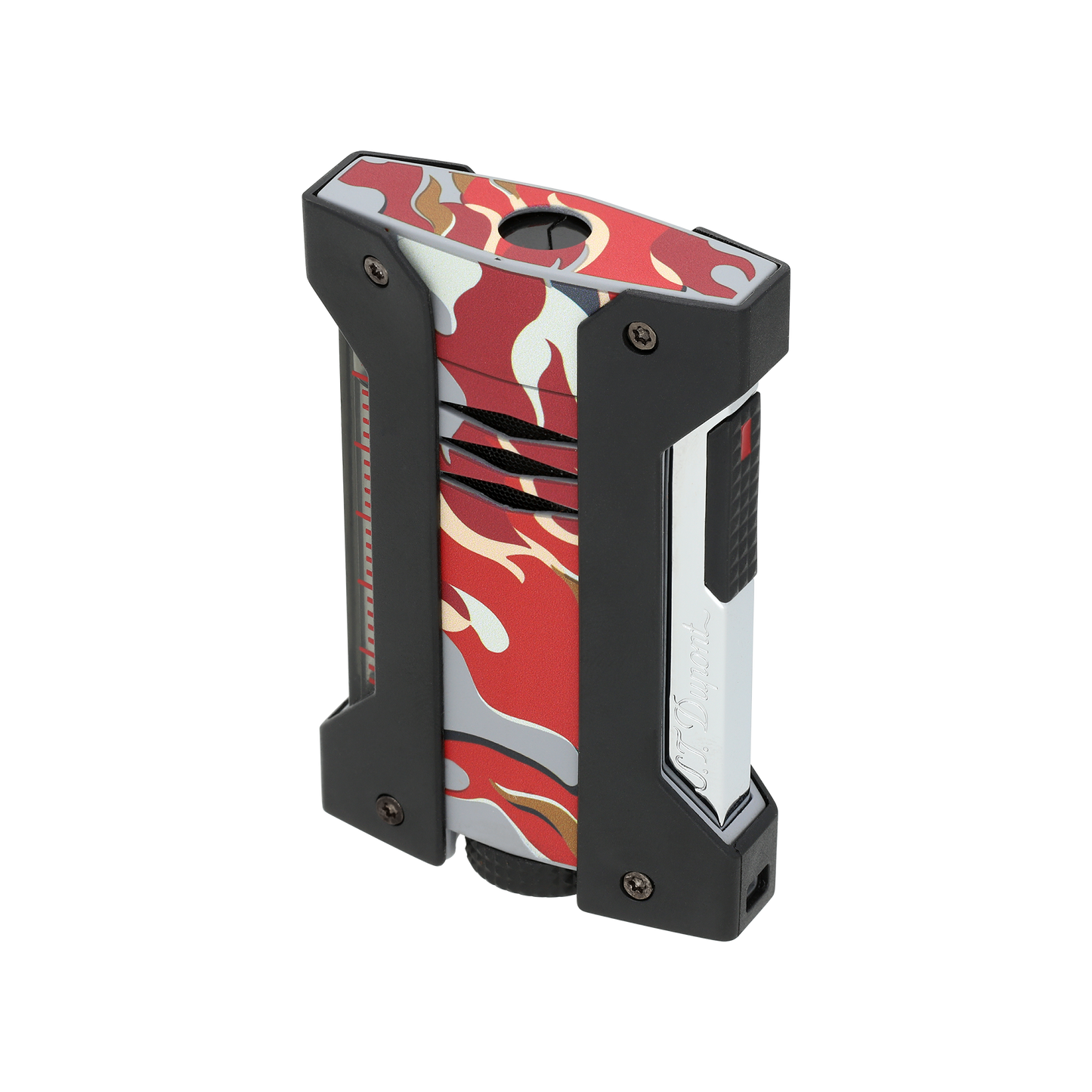 ST Dupont Lighter Defi Extreme Camo, Ltd. Edt., Red