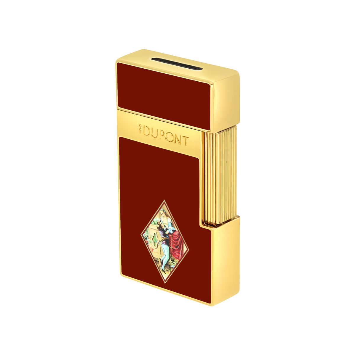 ST Dupont Feuerzeug Biggy Romeo Y Julieta, Ltd. Edt., Burgundy