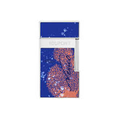 ST Dupont Feuerzeug Biggy 20000 Lieues Sous Les Mers, Ltd. Edt., Royal-blue