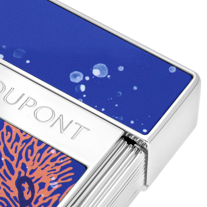 ST Dupont Lighter Biggy 20000 Lieues Sous Les Mers, Ltd. Edt., Royal-blue