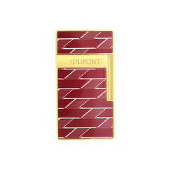 ST Dupont Feuerzeug Biggy Monogram, Ltd. Edt., Burgundy